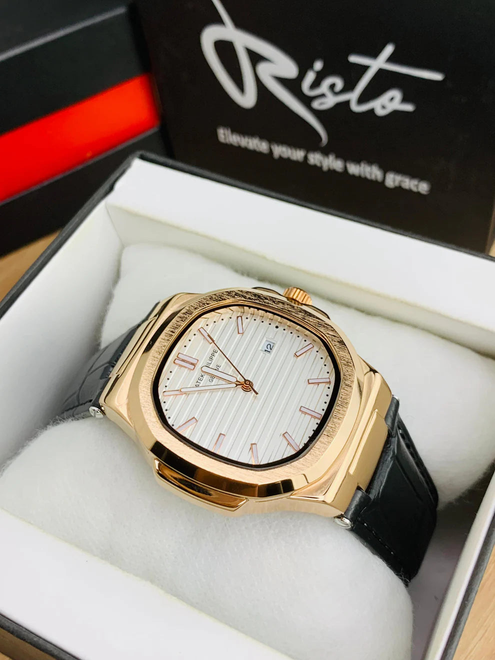 Patek Philippe Nautilus Leather Strap