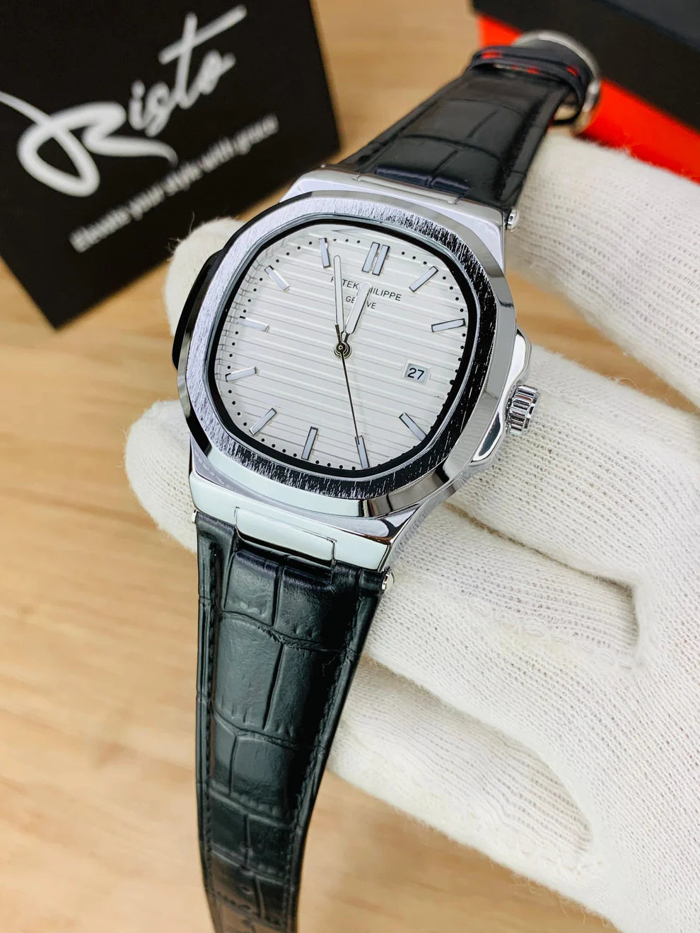 Patek Philippe Nautilus Leather Strap